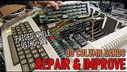 Fixing and improving Apple II 80 column cards