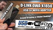 D-Link DWA X1850 WiFi 6 USB Adapter Review - WiFi-AX JUST GOT SO MUCH EASIER!