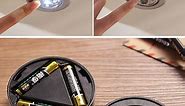 LED Push Button Tap Light Adhesive Pack Of 3