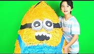 Opening a GIANT MINION SURPRISE EGG! - AWESOME!