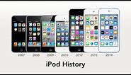 NEW iPod Touch History - from 1st to 7th Generation