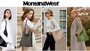 Montana West Ultra Soft PU leather hobo bags- Medium