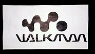 How to draw the Sony Walkman logo ~ logo drawing