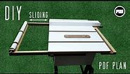 DIY Table Saw Sliding Extension Module for My Homemade Table Saw / PDF Plan