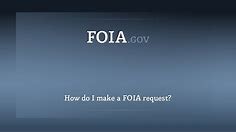 How do I make a FOIA request?