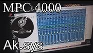 Akai MPC 4000 Ak.sys Tutorial - Music Equipment for Beginners