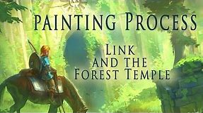 Zelda 'Breath of the Wild' -Painting Process