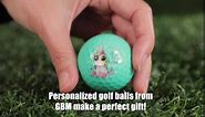 Pink Leopard Print Golf Balls- Novelty Golf Balls