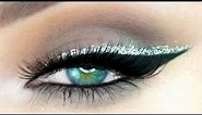 Glitter Winged Eyeliner Makeup Tutorial | Stephanie Lange