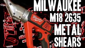Milwaukee 2635 M18 Metal Cutting Shears (18 Gauge)