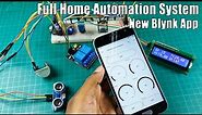 How to make a Full Home Automation System with the Nodemcu ESP8266 board and the New Blynk app