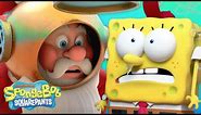 SpongeBob is SCARED of Santa Claus! 😬 | “The Ho! Ho! Horror!” Full Scene | Kamp Koral