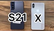 Samsung Galaxy S21 vs iPhone X