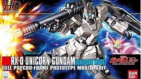 HGUC RX-0 Unicorn Gundam (Unicorn Mode)