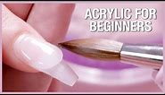 💅🏼Acrylic Nail Tutorial - How To Apply Acrylic For Beginners 🎉📚