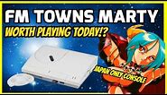 Is The FM TOWNS MARTY Worth Playing in TODAY!? - Console History and Review - THGM