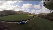 Brecon Beacons in 360° from above