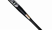 30in Baseball Bat Heavy Duty Weighted Steel Baseball Bat Metal Bats Black, 2in Barrel