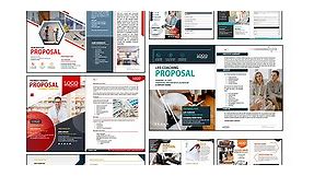14  Business Proposal Templates with Cover Pages in MS Word