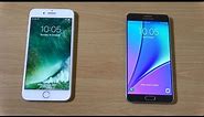 iPhone 7 Plus vs Samsung Galaxy Note 5 - Speed Comparison!
