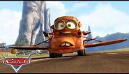 Mater Learns How to Fly! | Pixar Cars