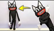 🔥 Cartoon Cat Plush TOY DIY. Trevor Henderson Creatures. How To Make Doll - Handmade Monster