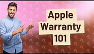 How does Apple 1 year warranty work?
