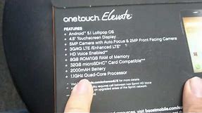 Alcatel onetouch elevate review/unboxing (Boost Mobile)