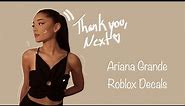 Ariana Grande Roblox Decals