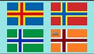 Nordic Cross Flags - Flag Animation