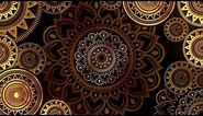 4K Ethnic Mandala Background Loops - Wedding Invitation background Video
