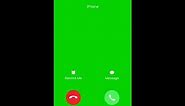 Phone incoming call theme green screen background video // phone incoming call green screen backgrou