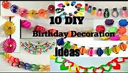 10 DIY Beautiful Birthday Party And Festival Decoration Ideas At Home :: Best birthday Decoration
