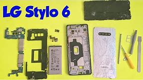LG Stylo 6 How to take apart, teardown, disassemble...