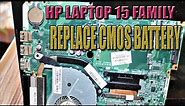 HP 15 Laptop CMOS Battery Replacement, Full Diassembling Guide