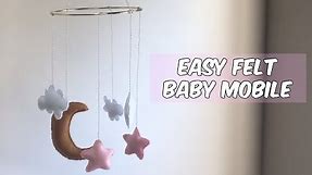DIY FELT BABY MOBILE