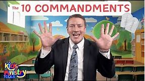 Easy way to learn the 10 Commandments | kids Sunday school