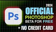 NO CREDIT CARD!! Photoshop Beta Download And Install | Generative Fill AI official free full version