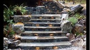 How to build the perfect stone STAIRS. Layout, setup, and build in your landscape the RIGHT WAY!
