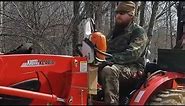 DIY Saw Hauler - How to make a chainsaw holder for your tractor