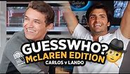 Carlos Sainz and Lando Norris play Guess Who? McLaren Edition