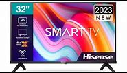 Full view of Hisense 32 Inch A4K Smart TV HISTV32A4K