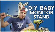 Build a DIY baby monitor floor stand [how to]