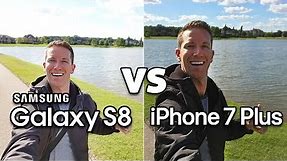 GALAXY S8 vs iPhone 7 Plus CAMERA Test Comparison!! (4K)