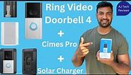 Ring Doorbell 4 + Chime Pro + Solar Charger Unboxing, Features and Review