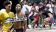 "YOU'RE TOO LITTLE BOY!" We Invaded D1 School Full of TRASH TALKERS!! 5v5 ECS Streetball