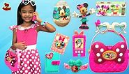 Minnie's Happy Helper Bag Set Unboxing Surprise Eggs Toys | Toys Academy