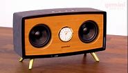 Gemini BRS-430 Portable Bamboo Bluetooth Speaker 35W Stereo Sound with Built-in Mic & Long Lasting Battery, USB/SD Playback, 3.5MM Auxiliary Input, Wireless Speaker for Outdoors Travel and Home, Brown
