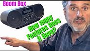 Sony ZSRS60BT CD Boombox with Bluetooth and NFC Review