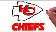 How to Draw the Kansas City CHIEFS Logo (NFL Football Logos)